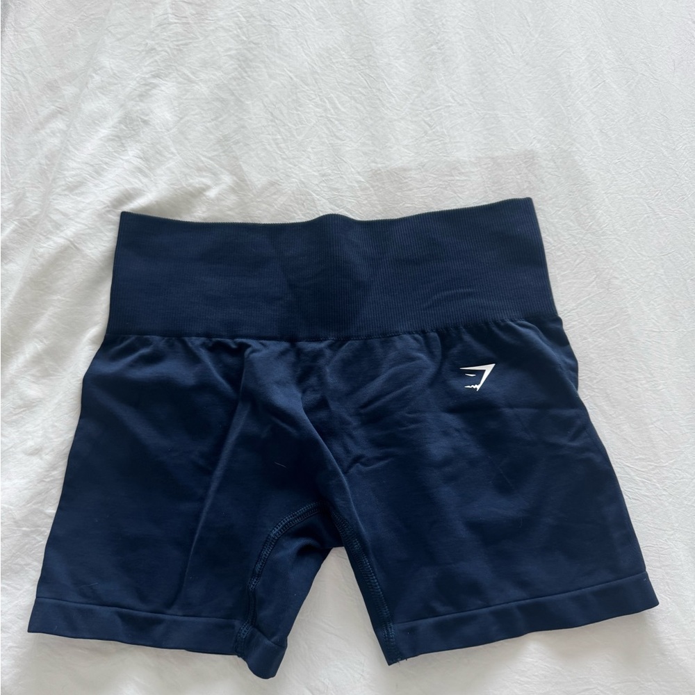 Gymshark Women's Dark Blue Bike Shorts
